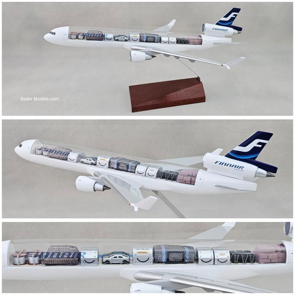 Finnair Cargo - MD-11F - (1:100) - 180° Clear Top